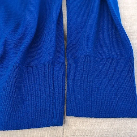 Banana Republic Royal Blue Silk Cashmere Sweater Large NWT - Picture 5 of 8